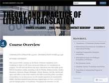 Tablet Screenshot of literarytranslation.wordpress.com