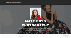 Desktop Screenshot of mattboydphotography.wordpress.com