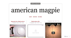 Desktop Screenshot of americanmagpie.wordpress.com