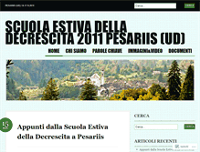 Tablet Screenshot of decrescitafvg.wordpress.com