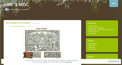 Desktop Screenshot of juanitabanana.wordpress.com