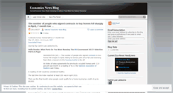 Desktop Screenshot of economicnewsblog.wordpress.com