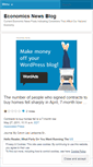 Mobile Screenshot of economicnewsblog.wordpress.com