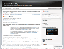 Tablet Screenshot of economicnewsblog.wordpress.com