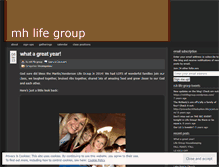 Tablet Screenshot of mhlifegroup.wordpress.com