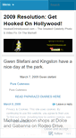 Mobile Screenshot of hookedonhollywood.wordpress.com