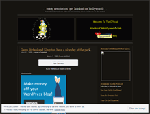 Tablet Screenshot of hookedonhollywood.wordpress.com