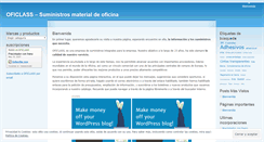 Desktop Screenshot of oficlass.wordpress.com