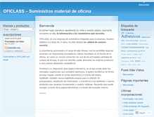 Tablet Screenshot of oficlass.wordpress.com