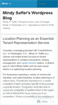Mobile Screenshot of mindyweisssaffer.wordpress.com