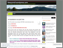 Tablet Screenshot of masyono9.wordpress.com