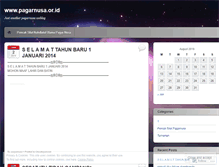 Tablet Screenshot of pagarnusa.wordpress.com
