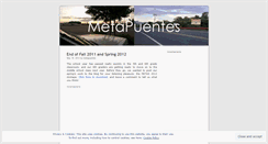 Desktop Screenshot of metapuentes.wordpress.com