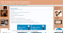Desktop Screenshot of orangedeafies.wordpress.com