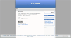Desktop Screenshot of machetes.wordpress.com