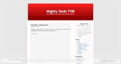 Desktop Screenshot of mightyredsfhb.wordpress.com