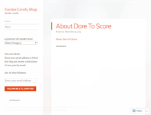 Tablet Screenshot of kandeeconelly.wordpress.com