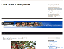 Tablet Screenshot of camaquitocuba.wordpress.com