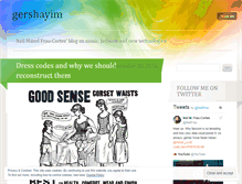 Tablet Screenshot of gershayim.wordpress.com