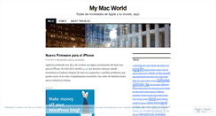 Desktop Screenshot of mymacworld.wordpress.com
