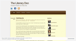 Desktop Screenshot of literaryden.wordpress.com