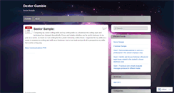 Desktop Screenshot of dextergamble.wordpress.com