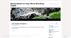 Desktop Screenshot of mehmetbatdalfanpage.wordpress.com