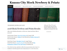 Tablet Screenshot of kcmockawards.wordpress.com