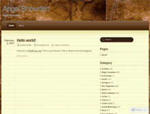 Tablet Screenshot of angelsnowden.wordpress.com