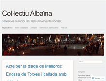 Tablet Screenshot of collectiualbaina.wordpress.com