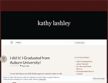 Tablet Screenshot of kathyplashley.wordpress.com