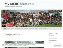 Tablet Screenshot of mcbcmoments.wordpress.com