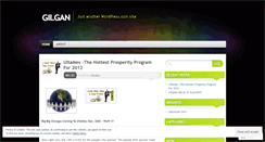 Desktop Screenshot of gilgan.wordpress.com