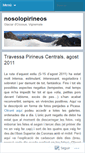 Mobile Screenshot of nosolopirineos.wordpress.com