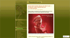 Desktop Screenshot of desertpeace.wordpress.com