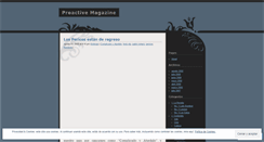 Desktop Screenshot of proactivemagazine.wordpress.com