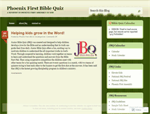 Tablet Screenshot of juniorbiblequiz.wordpress.com