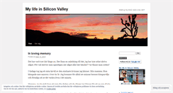 Desktop Screenshot of mylifeinsiliconvalley.wordpress.com
