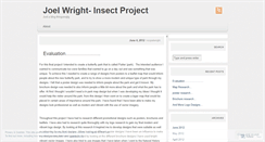 Desktop Screenshot of ncsjoelwright.wordpress.com