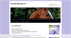 Desktop Screenshot of hilfefuermiranda.wordpress.com