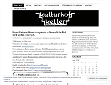 Tablet Screenshot of kulturhofkeller.wordpress.com