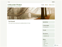 Tablet Screenshot of ahealthyworldny.wordpress.com