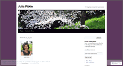 Desktop Screenshot of juliapitkin.wordpress.com