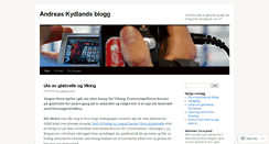 Desktop Screenshot of andreaskydland.wordpress.com