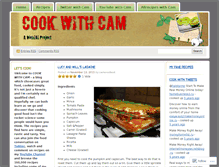 Tablet Screenshot of cookwithcam.wordpress.com
