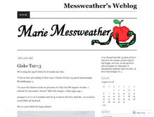 Tablet Screenshot of messweather.wordpress.com