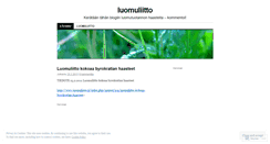 Desktop Screenshot of luomuliitto.wordpress.com