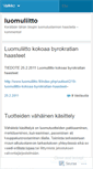 Mobile Screenshot of luomuliitto.wordpress.com