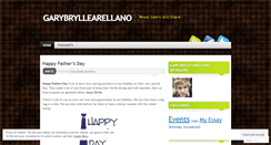 Desktop Screenshot of garybryllearellano.wordpress.com