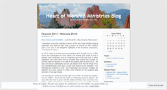 Desktop Screenshot of heartofworshipministries.wordpress.com